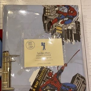Pottery barn kids spider man cover